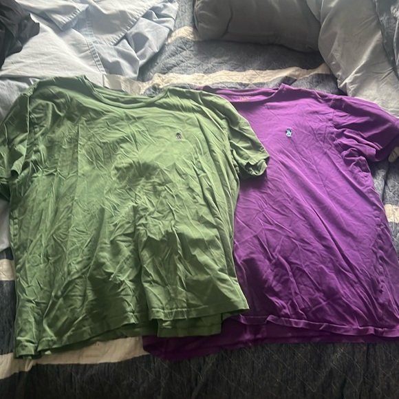 2 Polo Ralph Lauren tee shirts size Large GUC - Picture 1 of 3